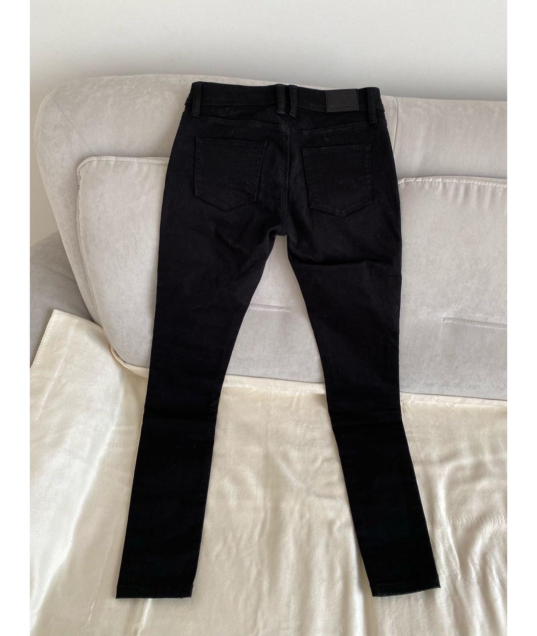 BURBERRY BRIT Черные хлопковые джинсы слим, фото 2