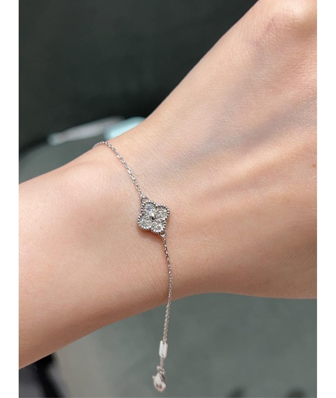 VAN CLEEF & ARPELS Серебрянный браслет из белого золота, фото 3