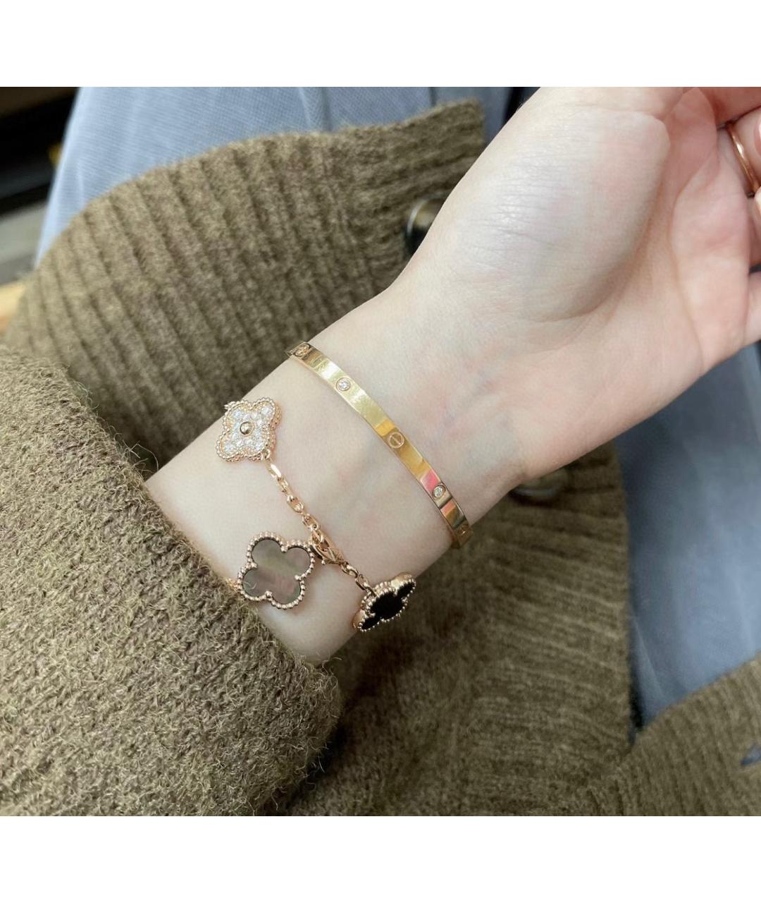 VAN CLEEF & ARPELS Золотой браслет из желтого золота, фото 6
