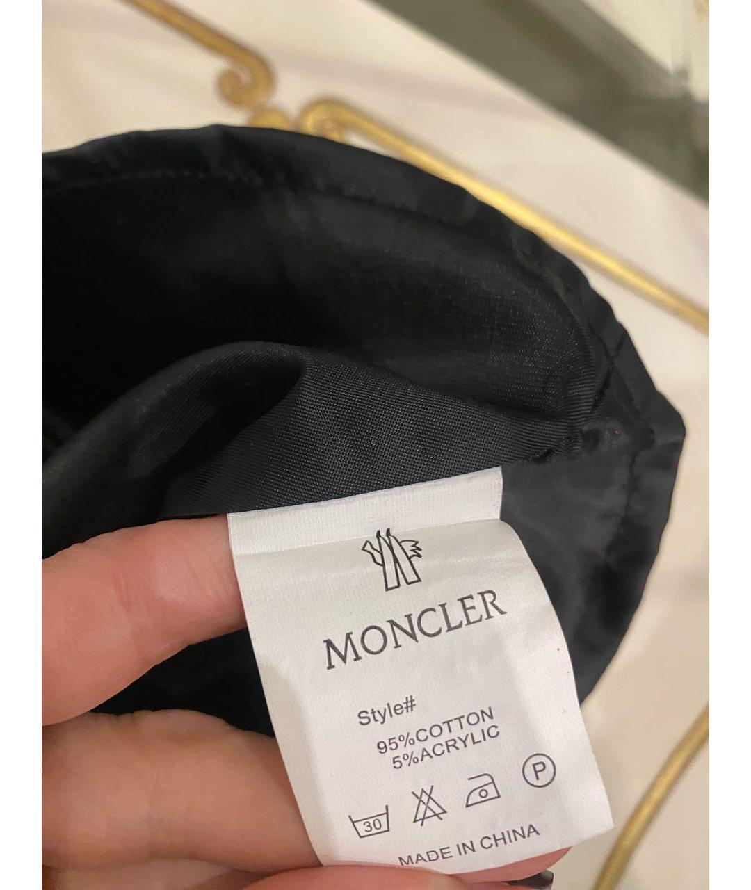 MONCLER Черная хлопковая юбка мини, фото 7