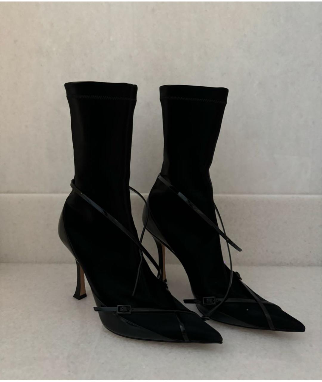 JIMMY CHOO Черные неопреновые ботильоны, фото 2
