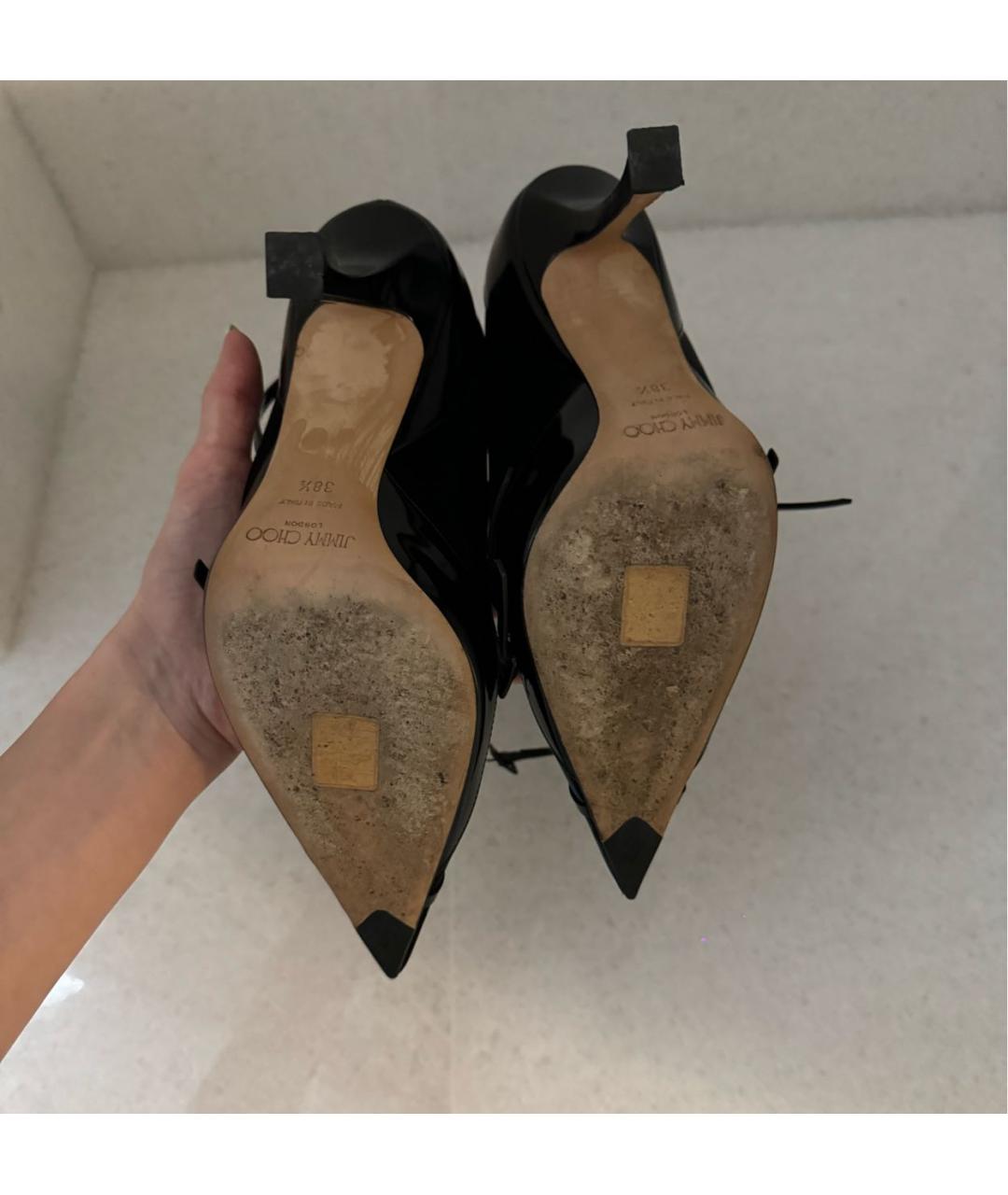 JIMMY CHOO Черные неопреновые ботильоны, фото 4