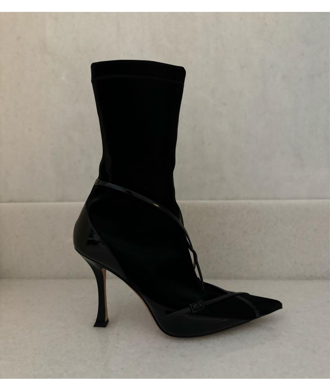 JIMMY CHOO Черные неопреновые ботильоны, фото 6