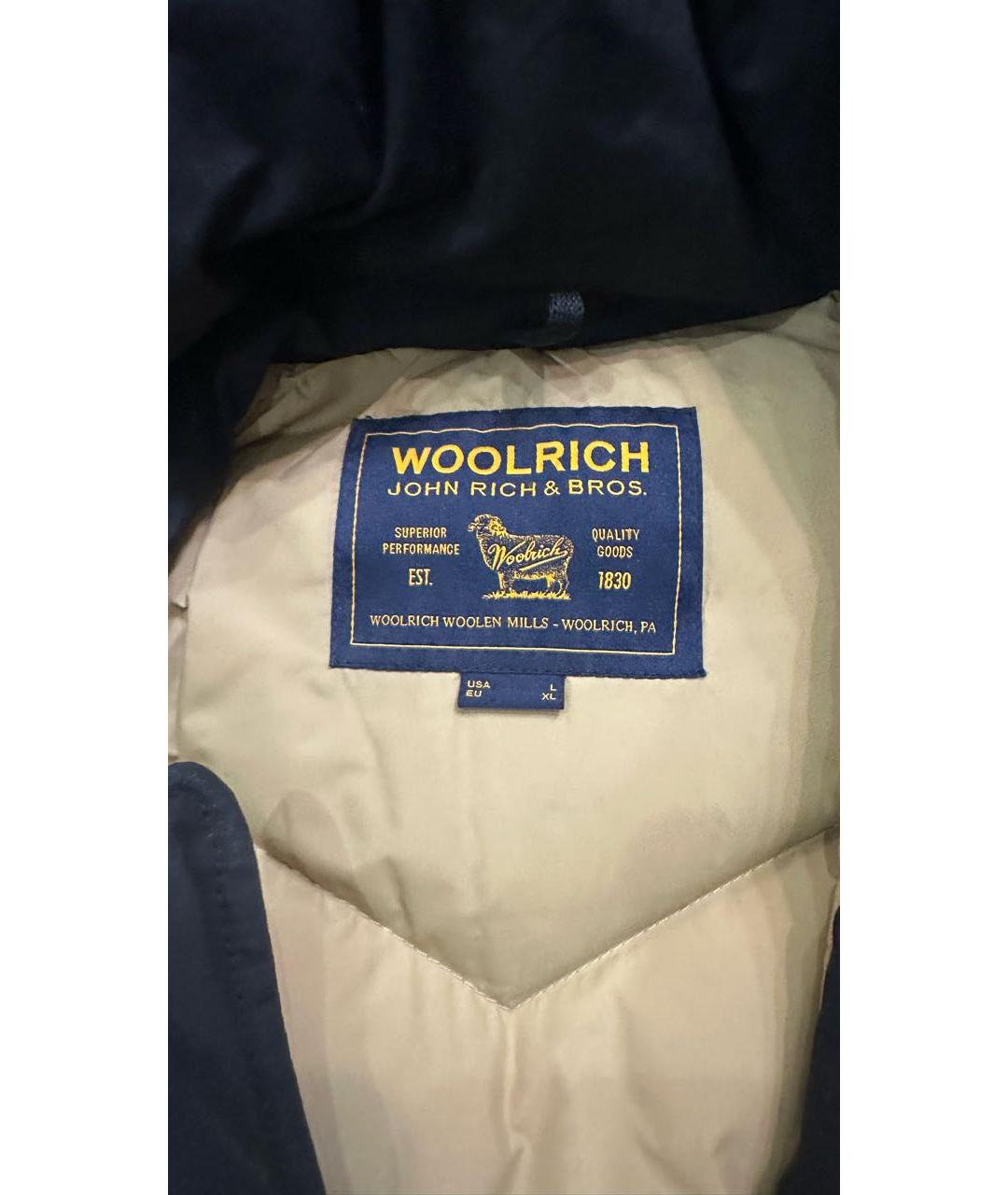 WOOLRICH Черная хлопковая парка, фото 3