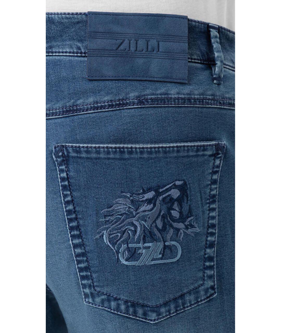 ZILLI Синие джинсы, фото 2