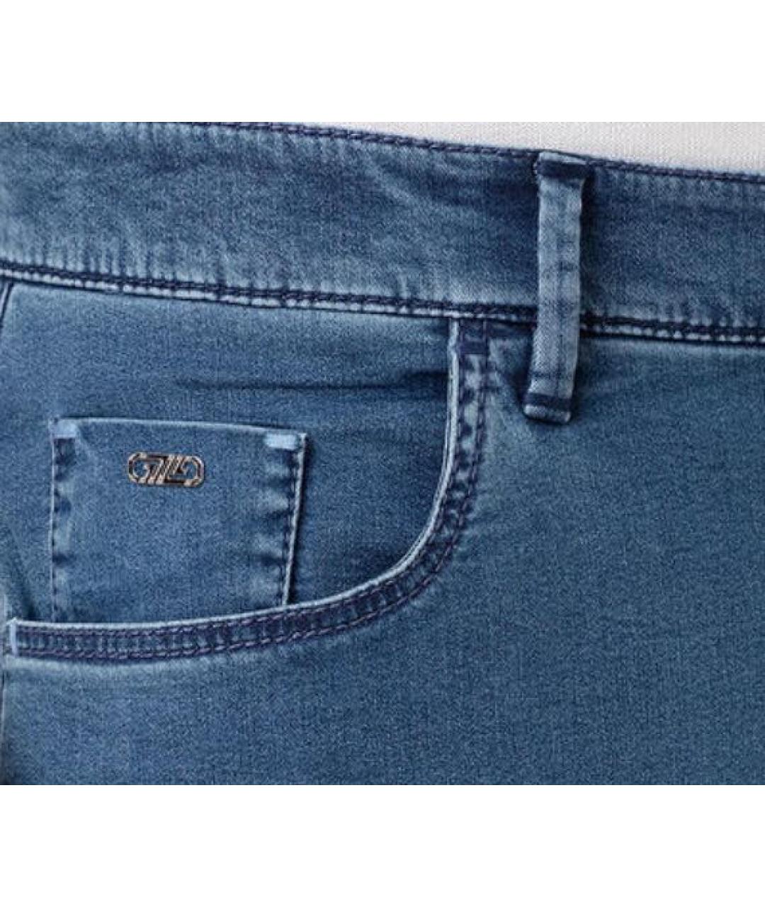 ZILLI Синие джинсы, фото 4