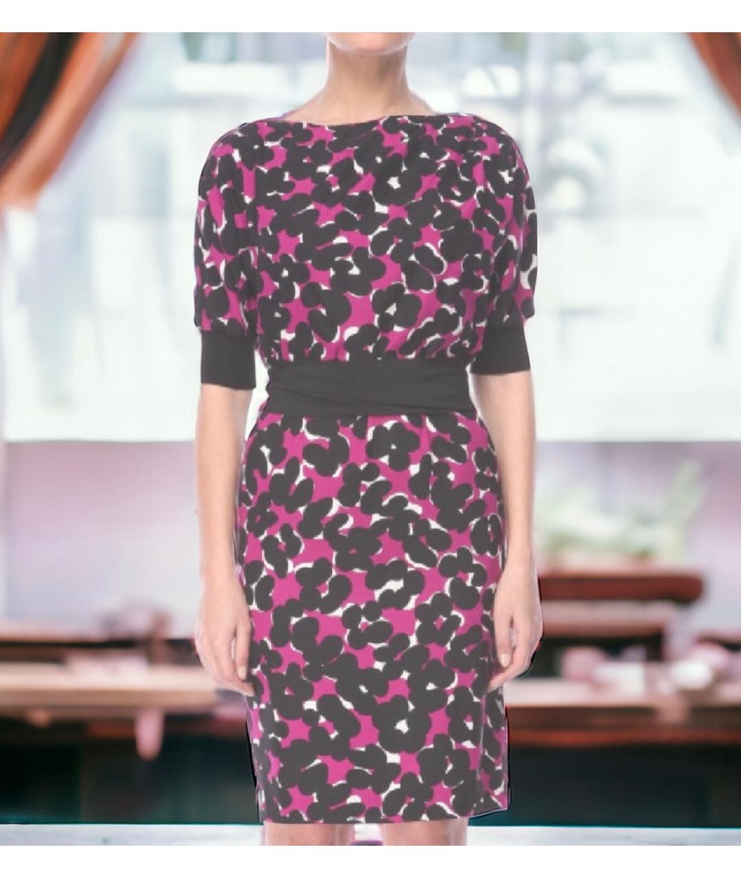 ESCADA Фиолетовое шелковое коктейльное платье, фото 2