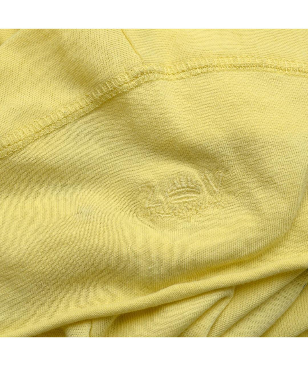 ZADIG & VOLTAIRE Желтая хлопковая футболка, фото 6