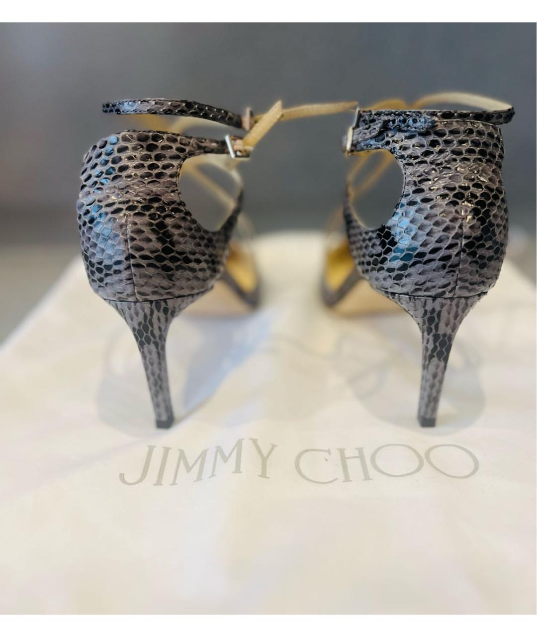 JIMMY CHOO Босоножки из экзотической кожи, фото 6