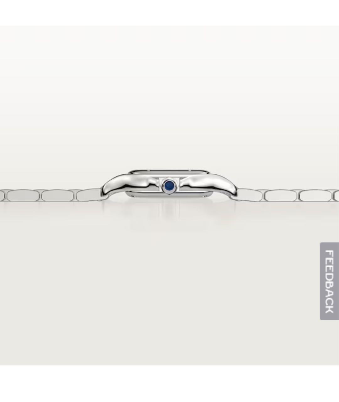 CARTIER Белые часы, фото 5