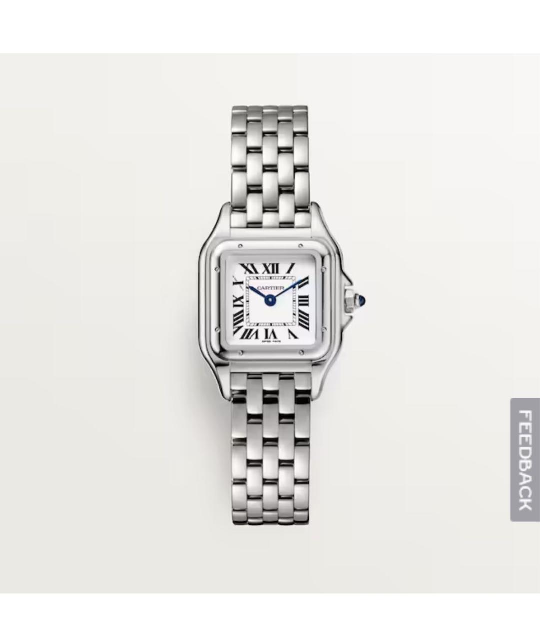CARTIER Белые часы, фото 9