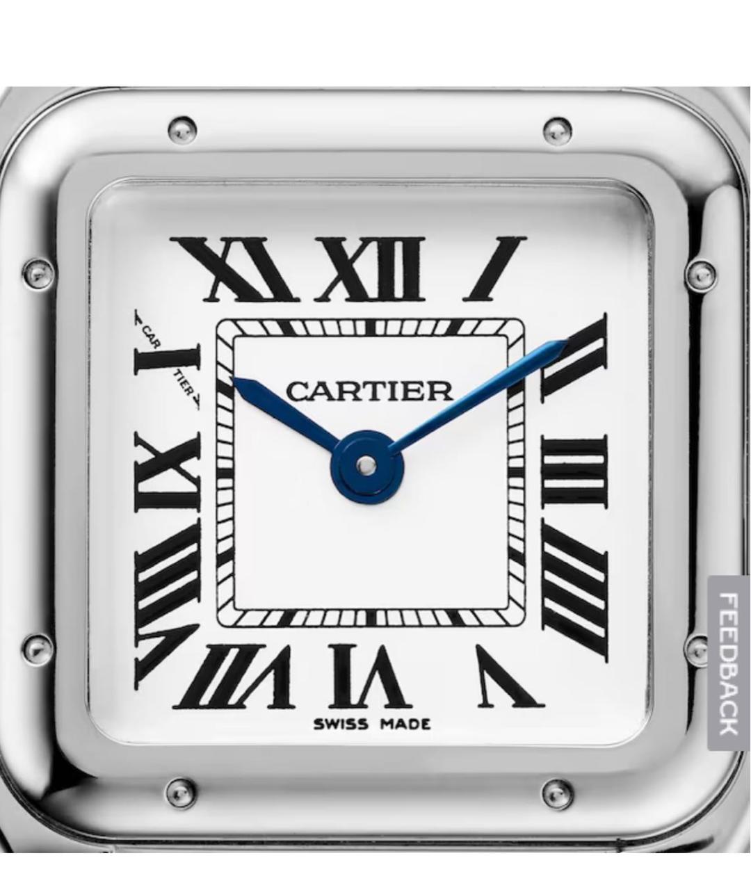 CARTIER Белые часы, фото 2