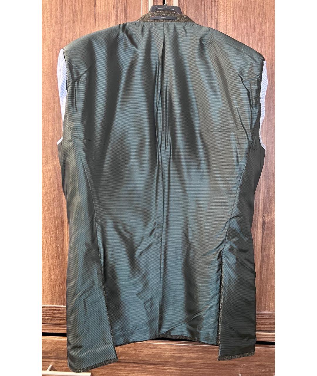 EDUARD DRESSLER Зеленый шерстяной пиджак, фото 3