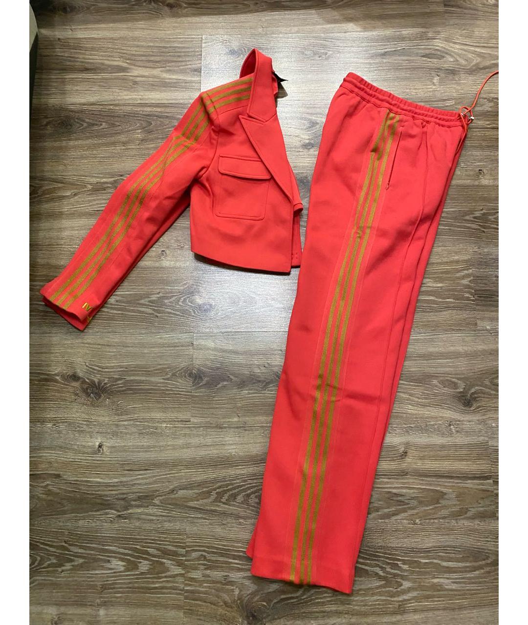 ADIDAS Красный хлопковый костюм с брюками, фото 6