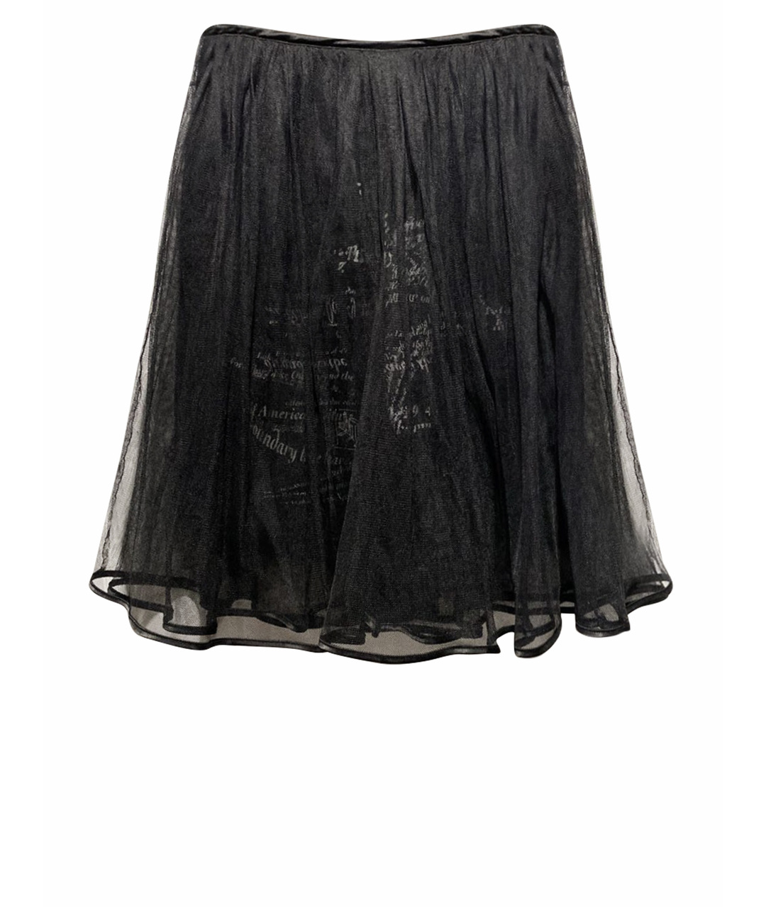 DKNY Черная хлопковая юбка, фото 1