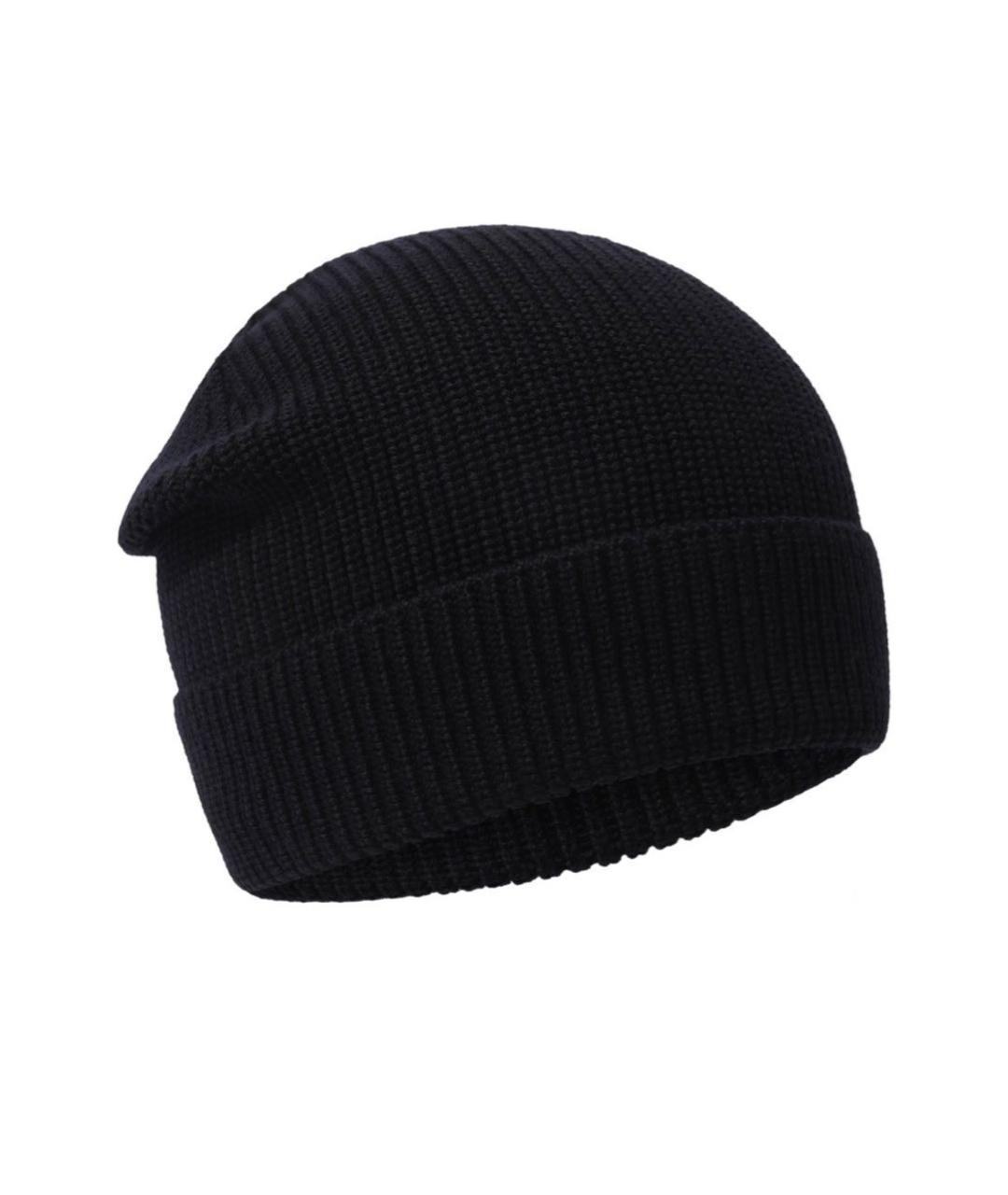 GRAN SASSO Черная шерстяная шапка, фото 3