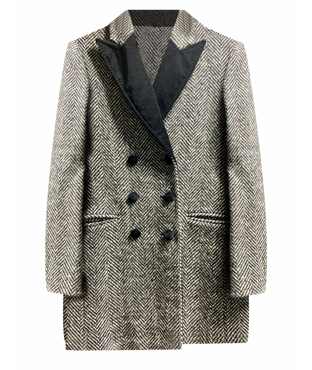 ALEXA CHUNG Серый шерстяной жакет/пиджак, фото 1