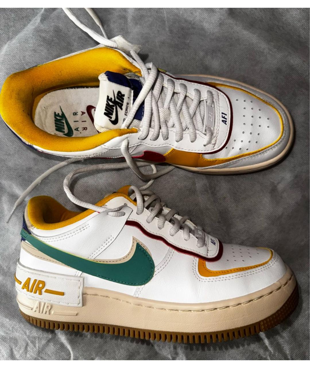 NIKE Мульти кожаные кроссовки, фото 6