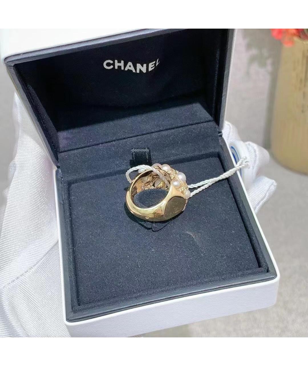 CHANEL Белое жемчужное кольцо, фото 5