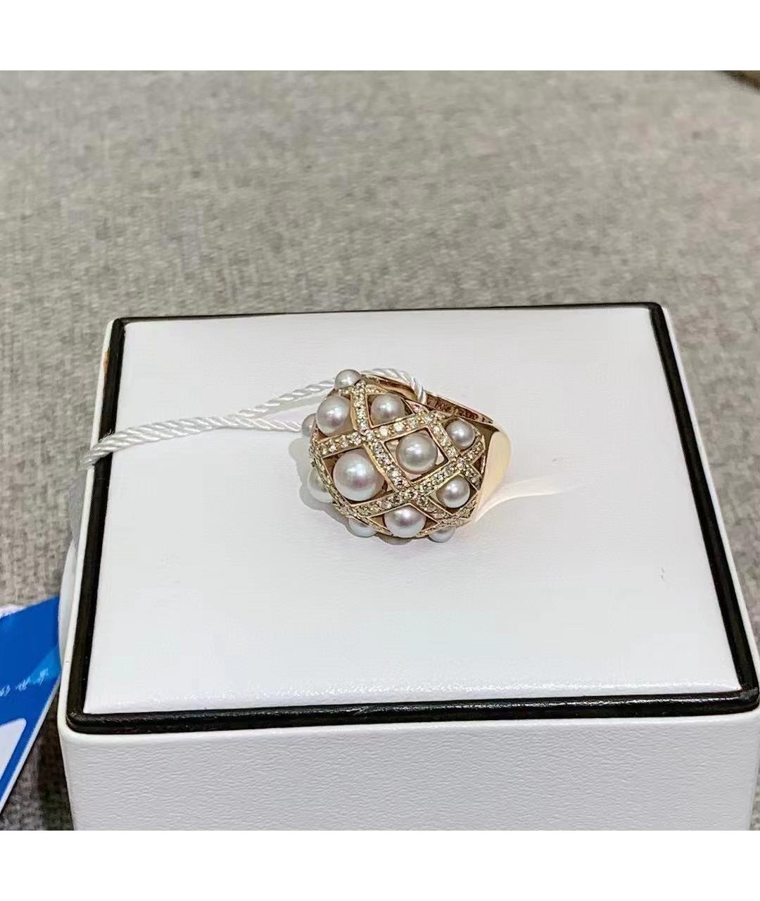 CHANEL Белое жемчужное кольцо, фото 7