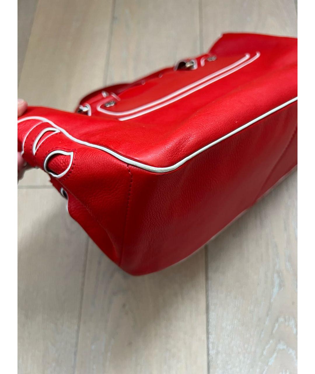 CELINE PRE-OWNED Красная кожаная сумка тоут, фото 2