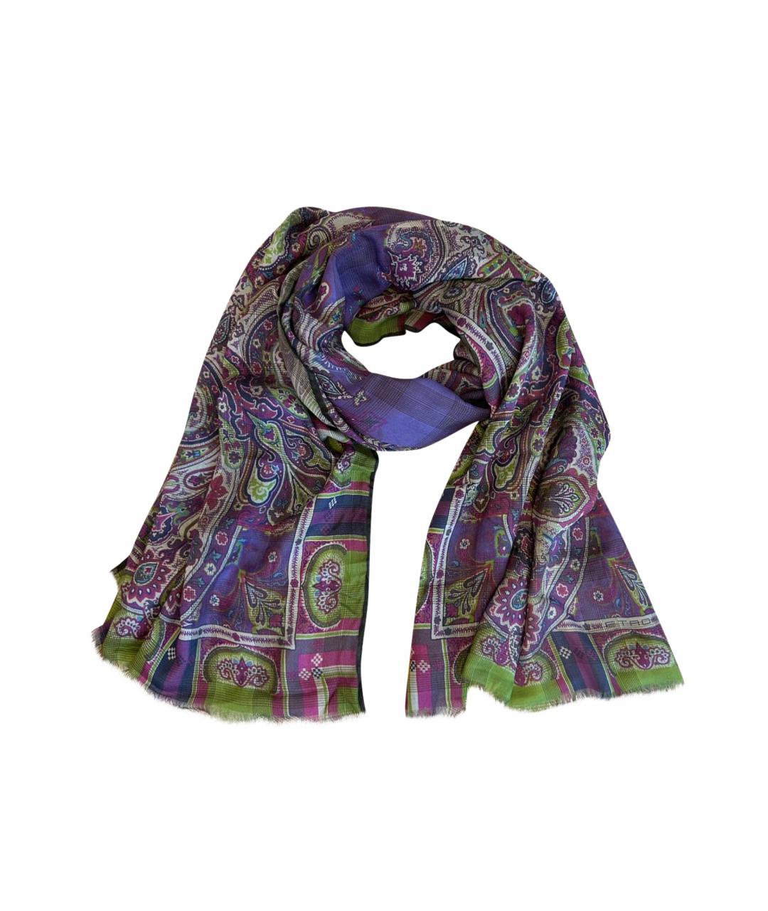 ETRO Фиолетовый шарф, фото 1