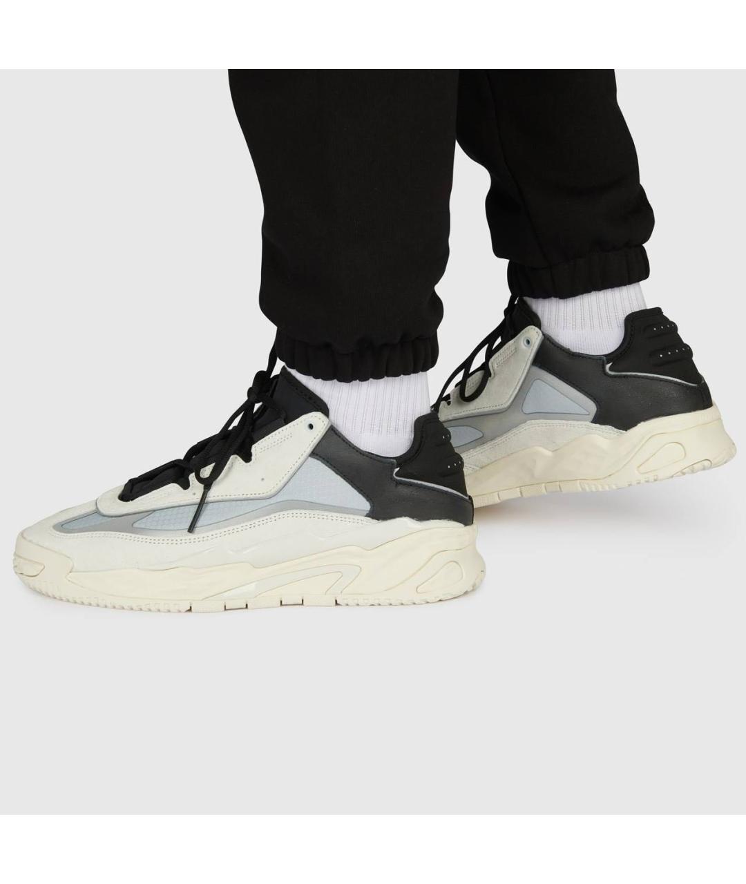 ADIDAS Белые текстильные низкие кроссовки / кеды, фото 7
