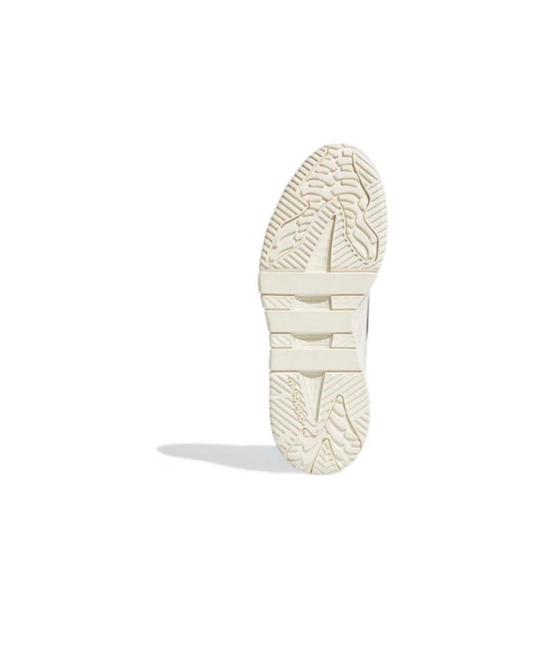 ADIDAS Белые текстильные низкие кроссовки / кеды, фото 5