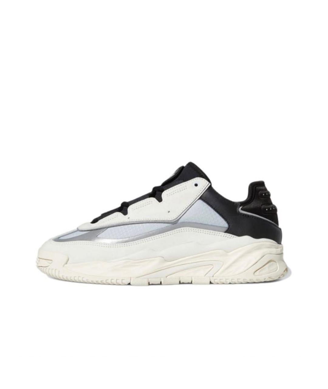ADIDAS Белые текстильные низкие кроссовки / кеды, фото 6