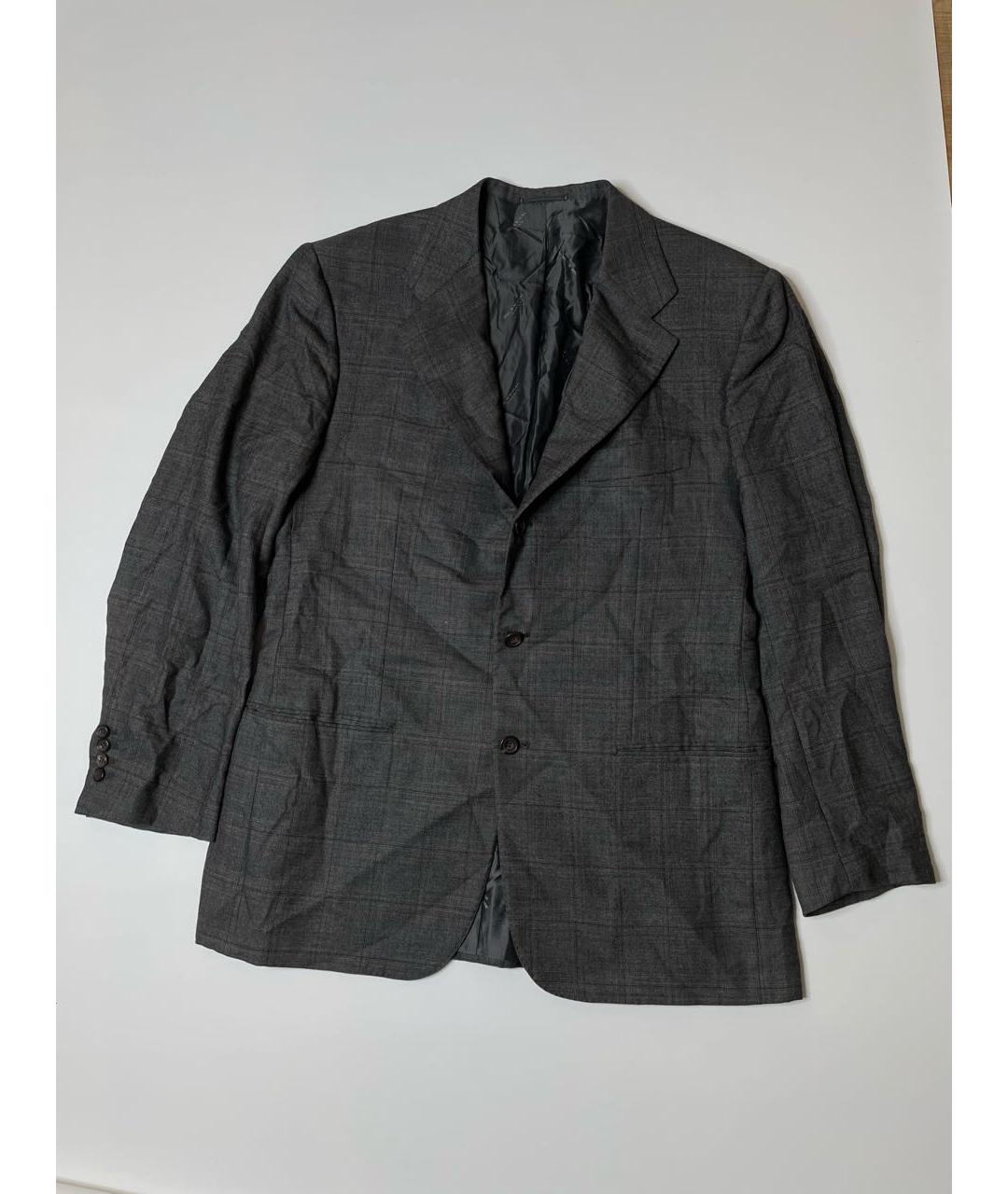 KITON Антрацитовый кашемировый пиджак, фото 7