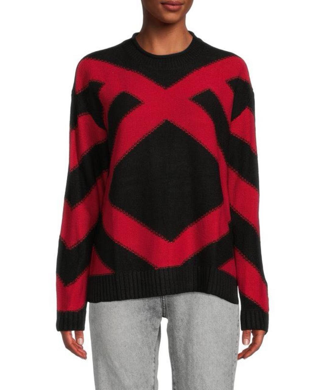 KARL LAGERFELD Красный полиэстеровый джемпер / свитер, фото 5