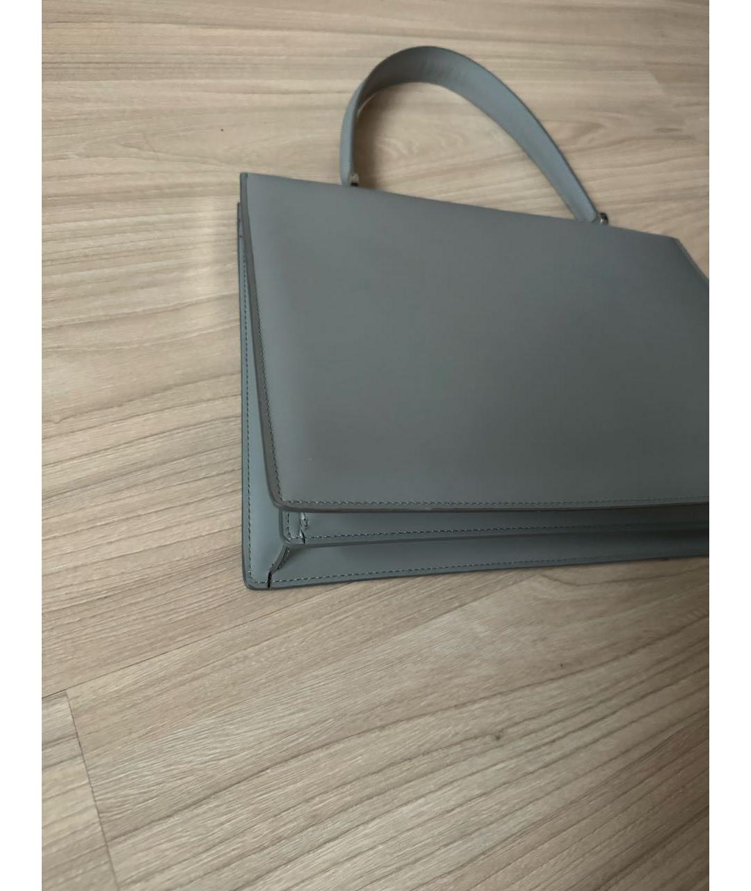 CELINE Кожаная сумка с короткими ручками, фото 5