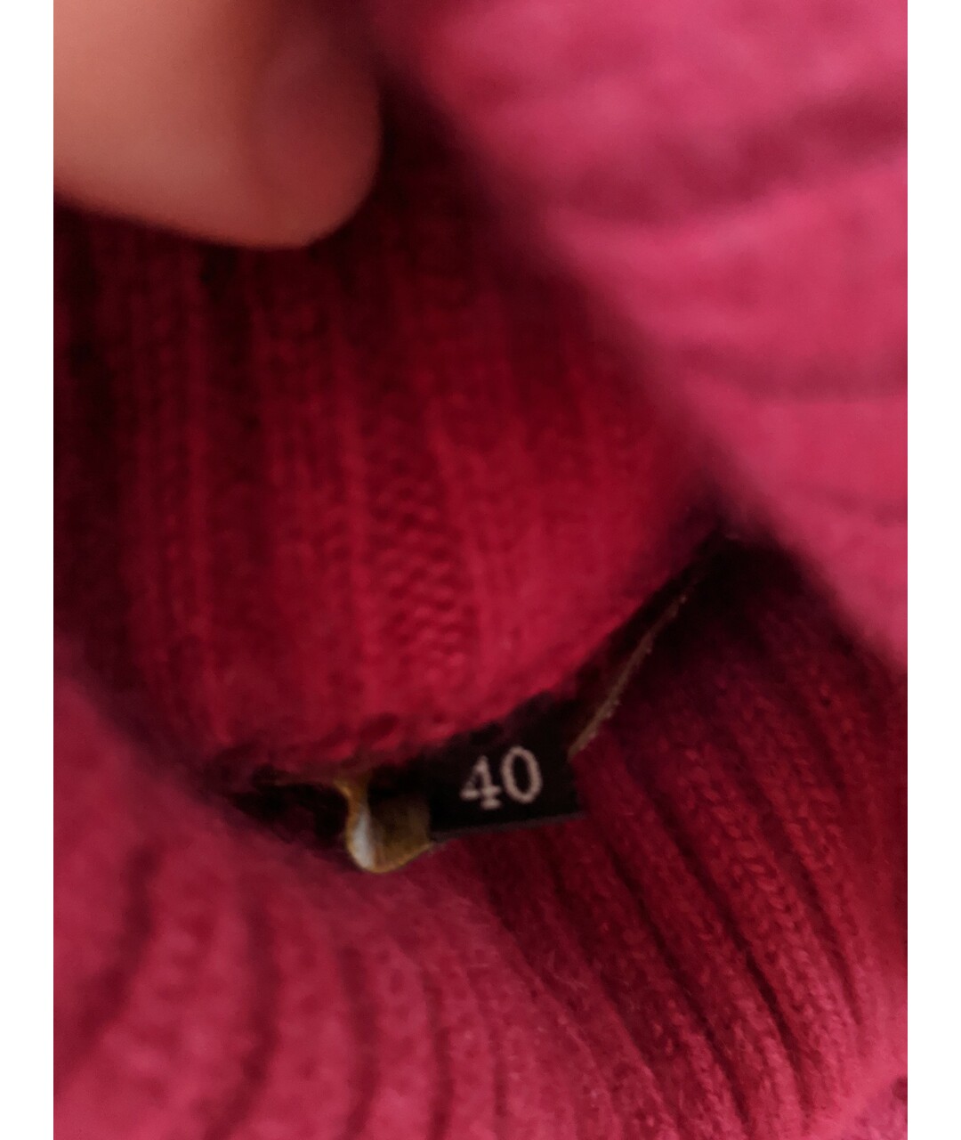 LORO PIANA Бордовый кашемировый джемпер / свитер, фото 3