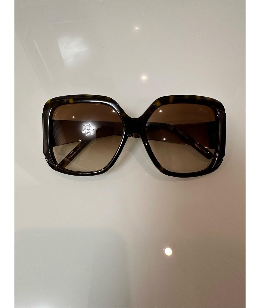 CHOPARD Коричневые солнцезащитные очки, фото 9