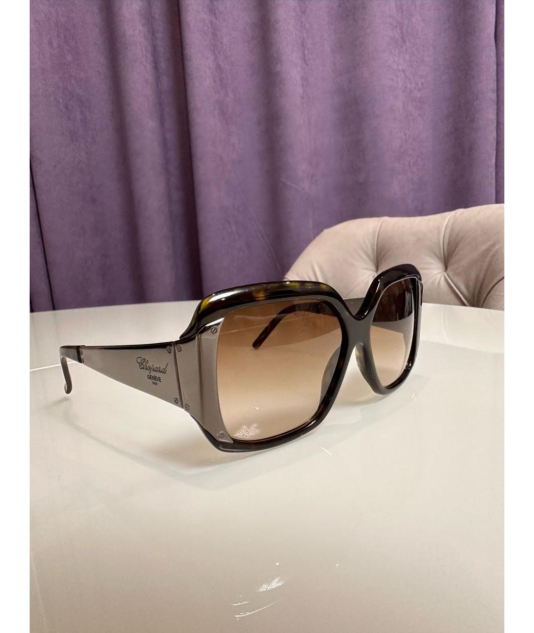 CHOPARD Коричневые солнцезащитные очки, фото 2