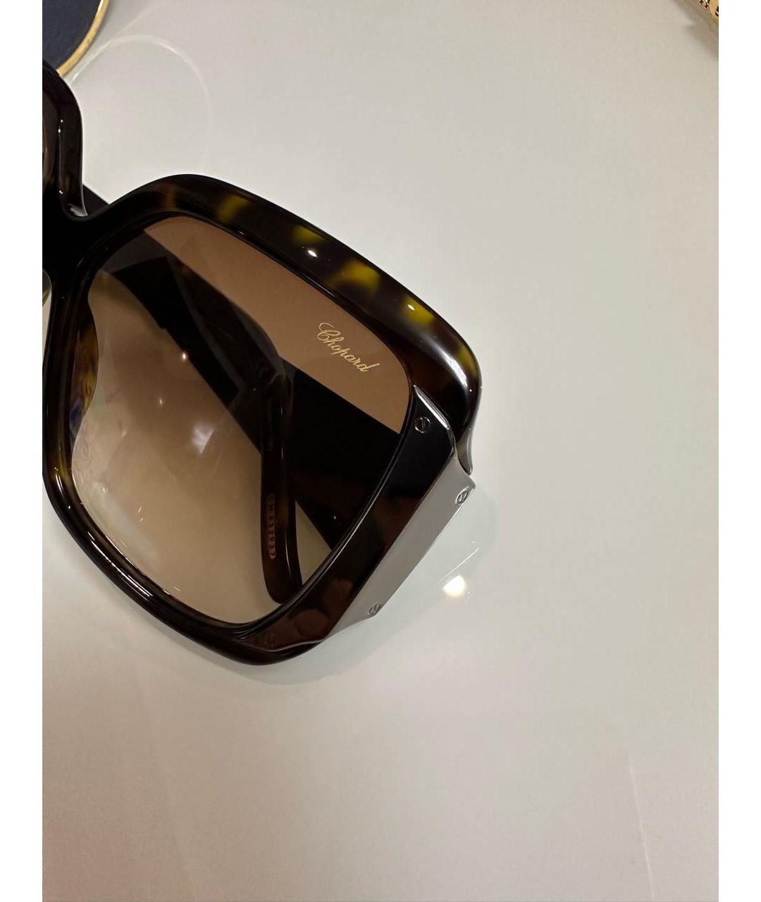 CHOPARD Коричневые солнцезащитные очки, фото 8