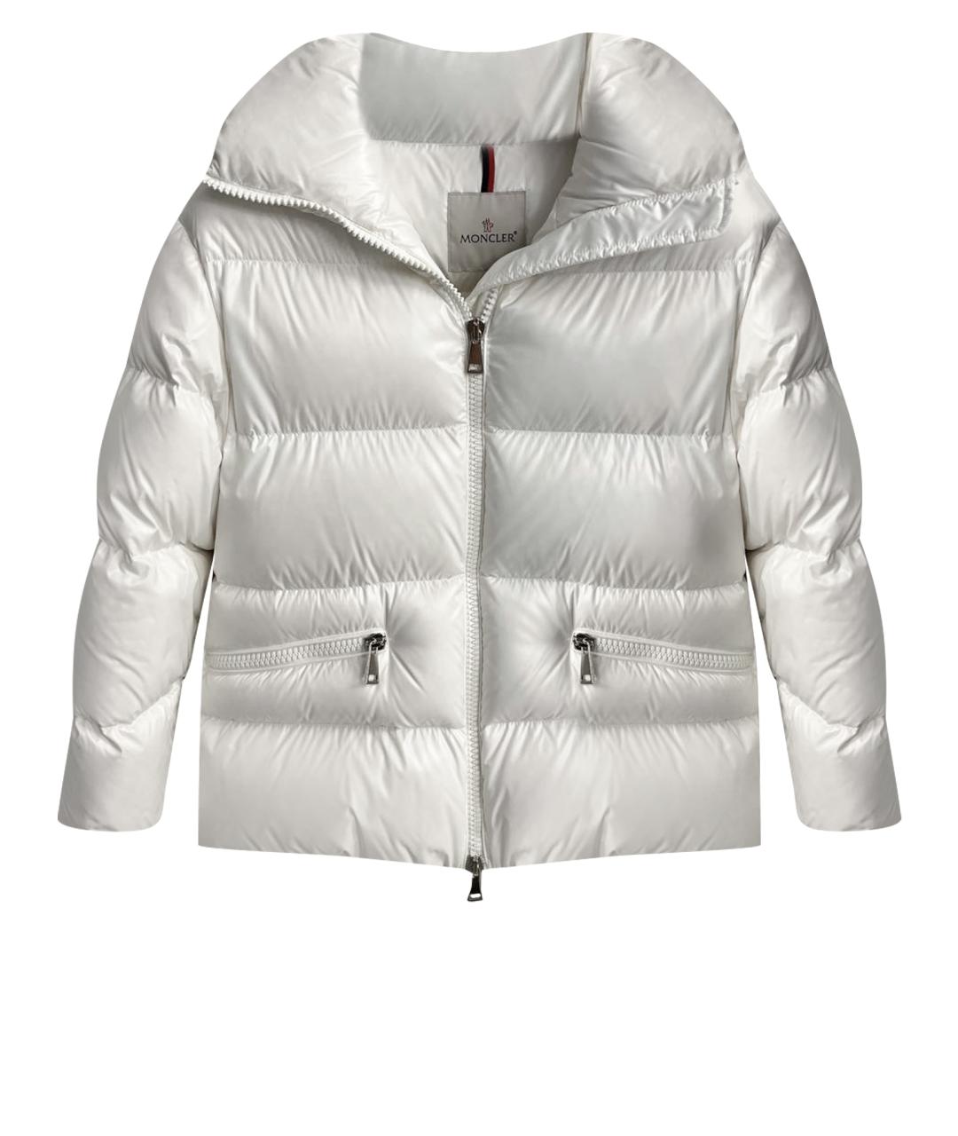 MONCLER Белый пуховик, фото 1