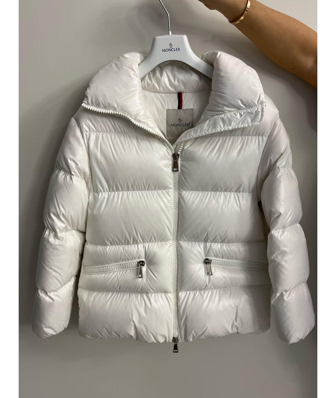 MONCLER Белый пуховик, фото 9