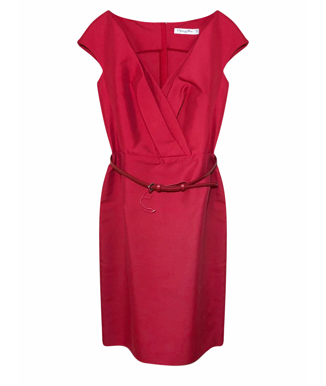 CHRISTIAN DIOR PRE-OWNED Красное повседневное платье, фото 1