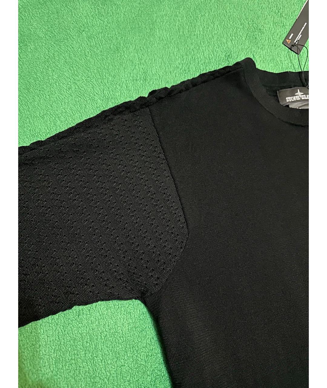 STONE ISLAND SHADOW PROJECT Черная хлопковая футболка, фото 4