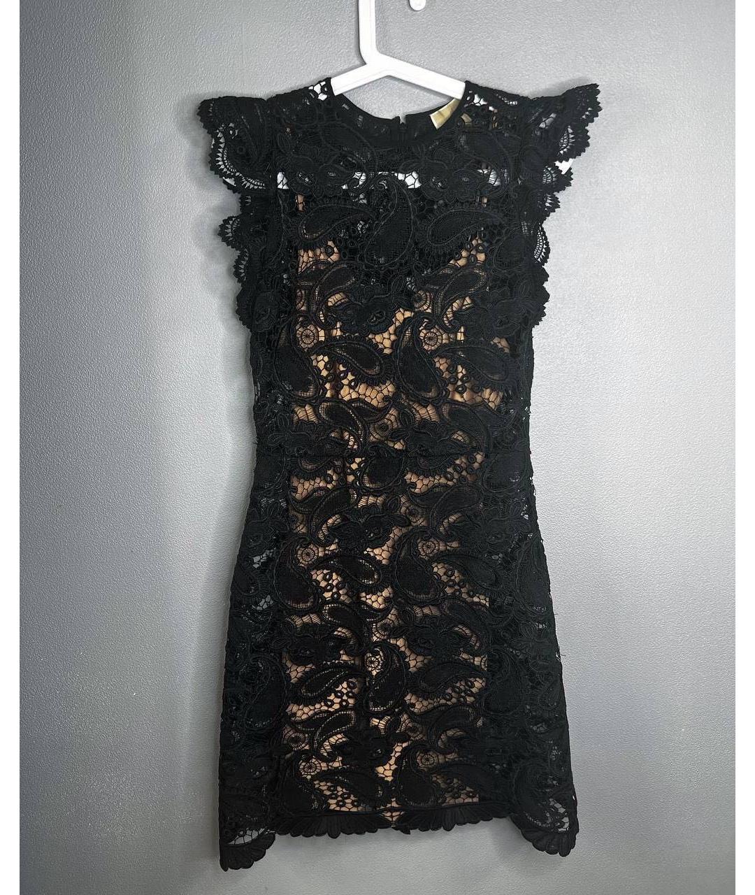 MICHAEL MICHAEL KORS Черное коктейльное платье, фото 8