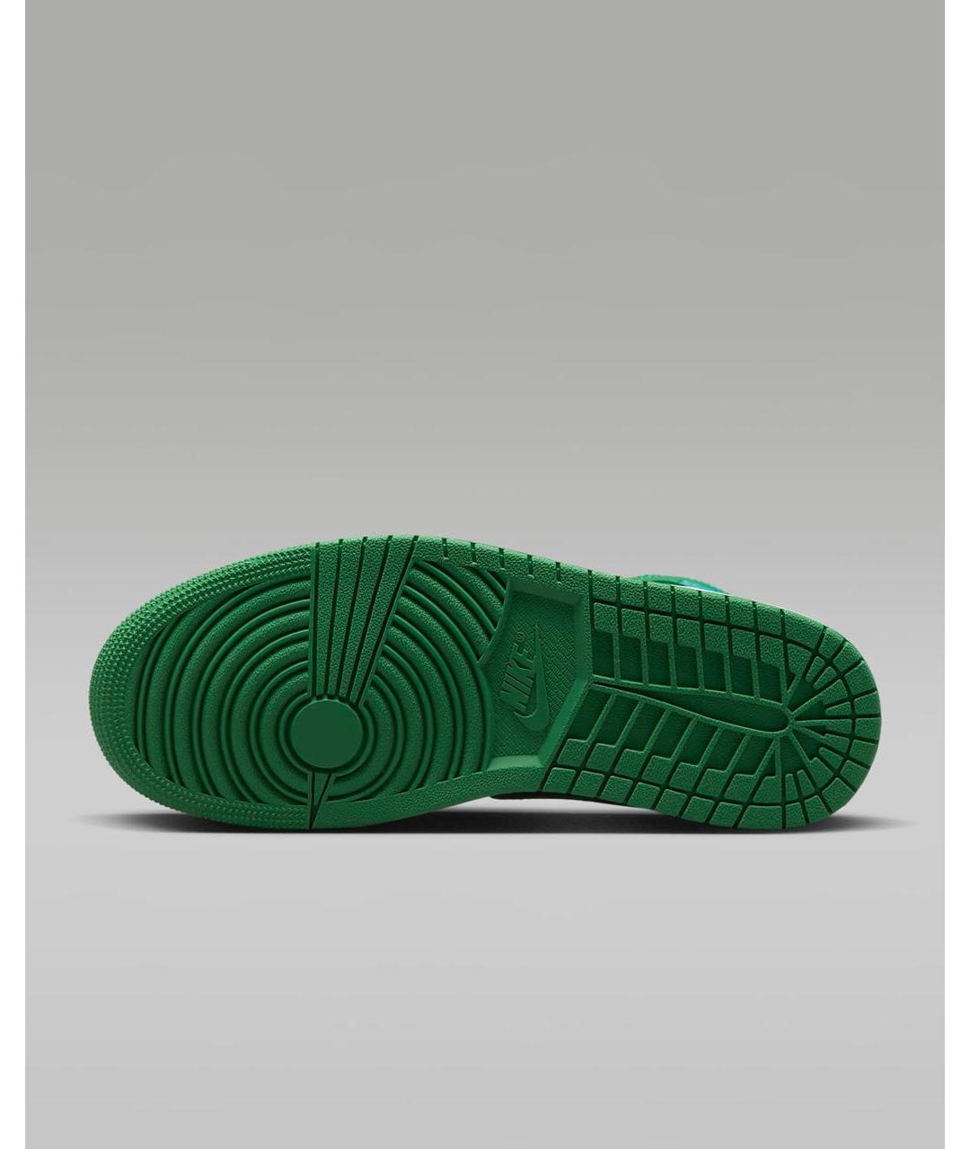 NIKE Зеленые кожаные кроссовки, фото 5