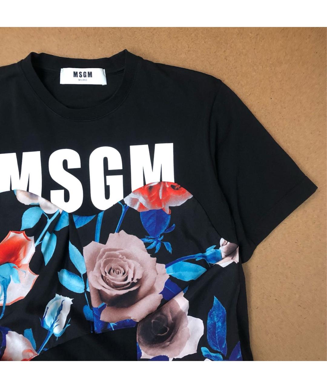 MSGM Мульти хлопковая футболка, фото 3