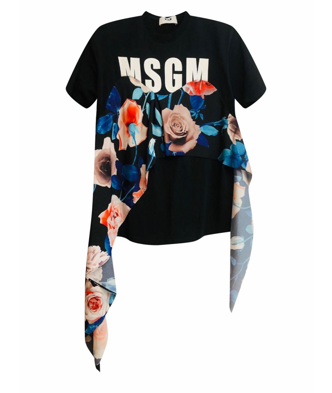 MSGM Мульти хлопковая футболка, фото 1