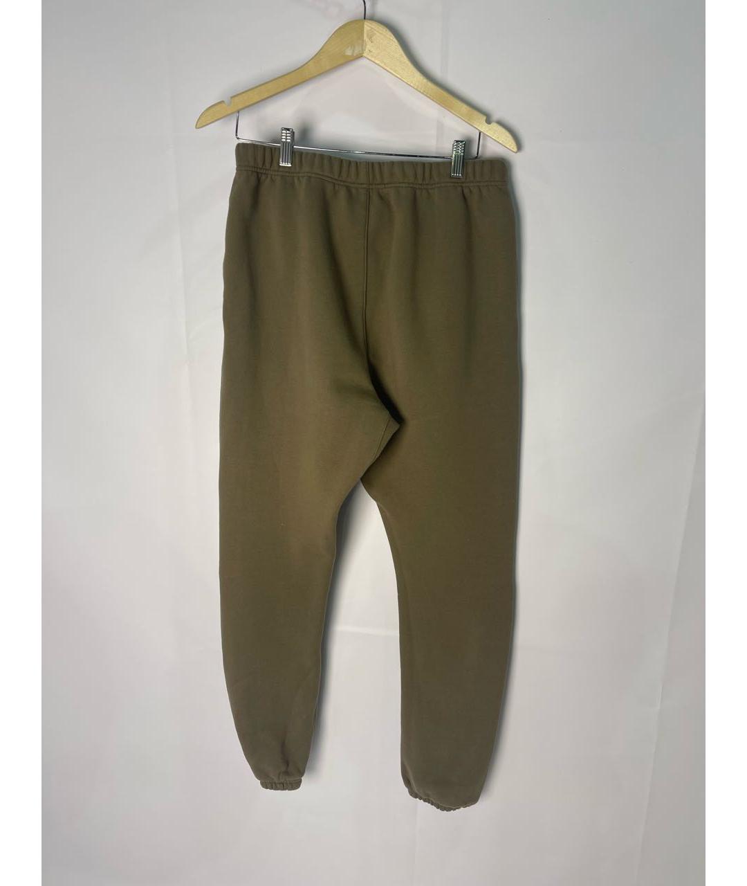 ESSENTIAL Бежевые хлопковые спортивные брюки и шорты, фото 2