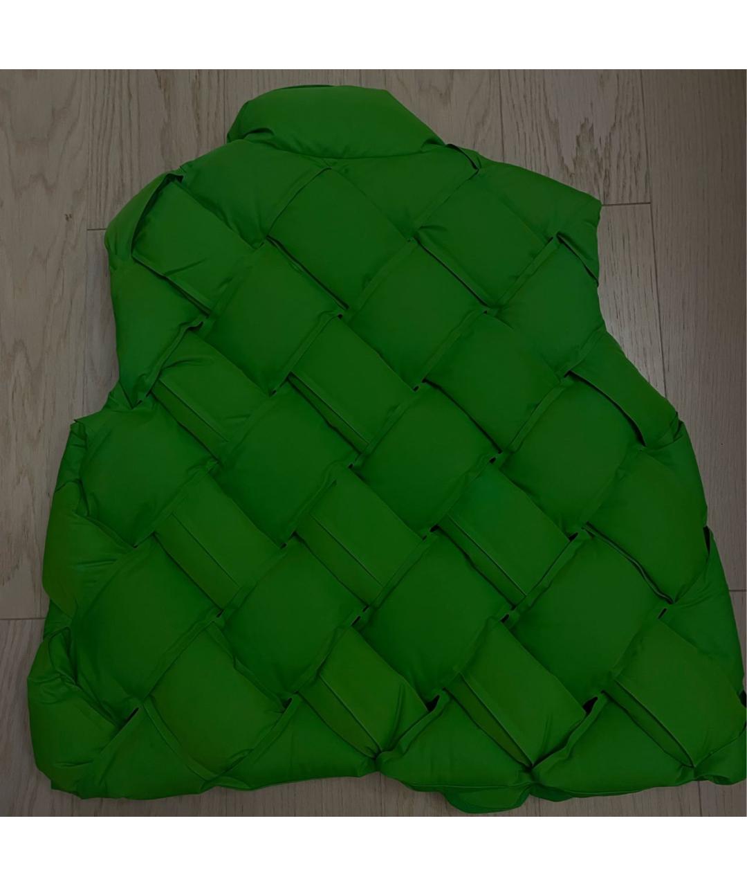 BOTTEGA VENETA Зеленый полиамидовый жилет, фото 2