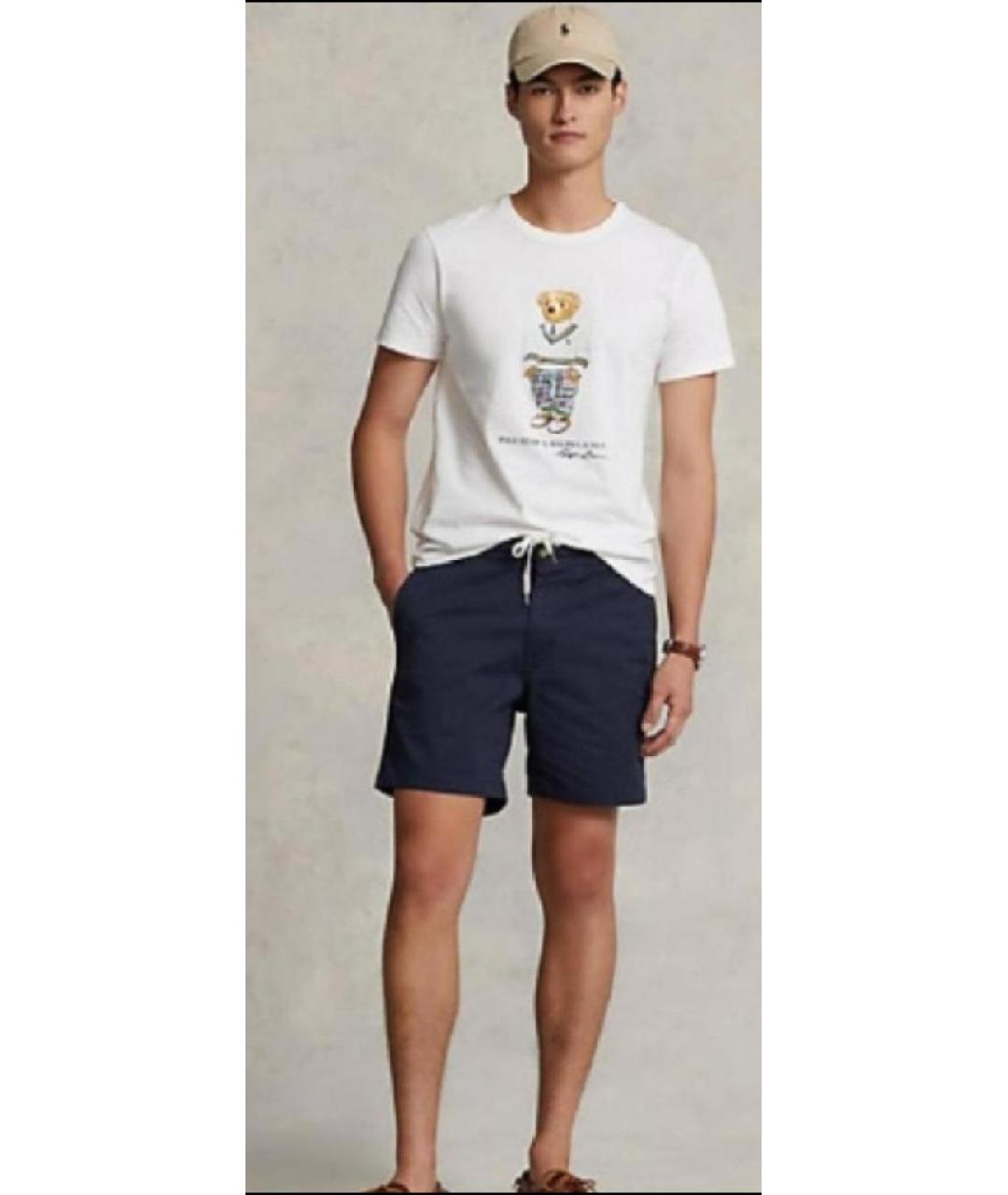 POLO RALPH LAUREN Белая хлопковая футболка, фото 7