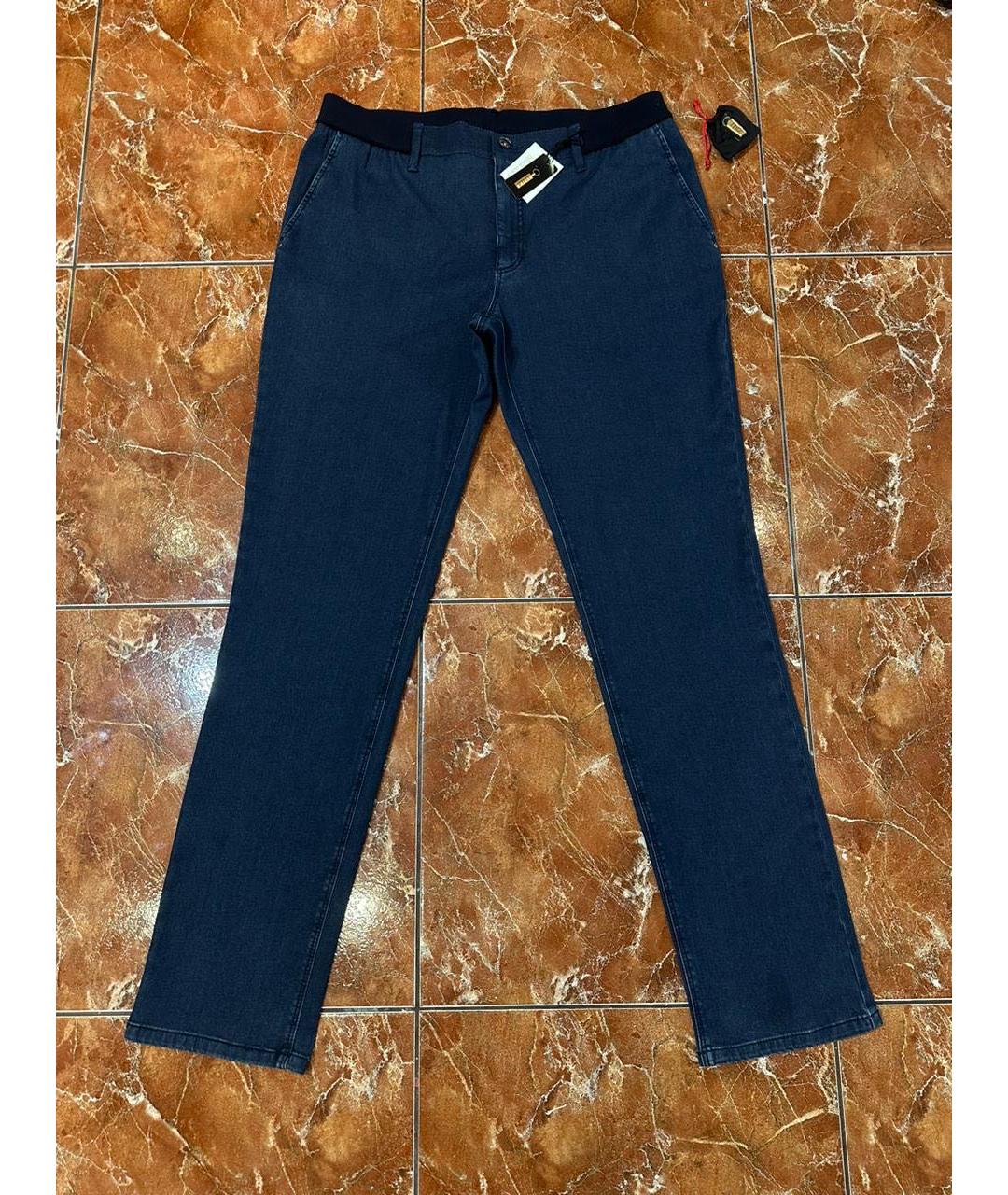 ZILLI Темно-синие джинсы, фото 8