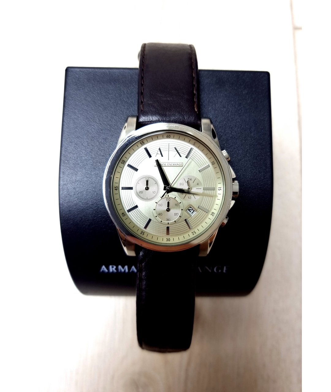 ARMANI EXCHANGE Серые стальные часы, фото 5