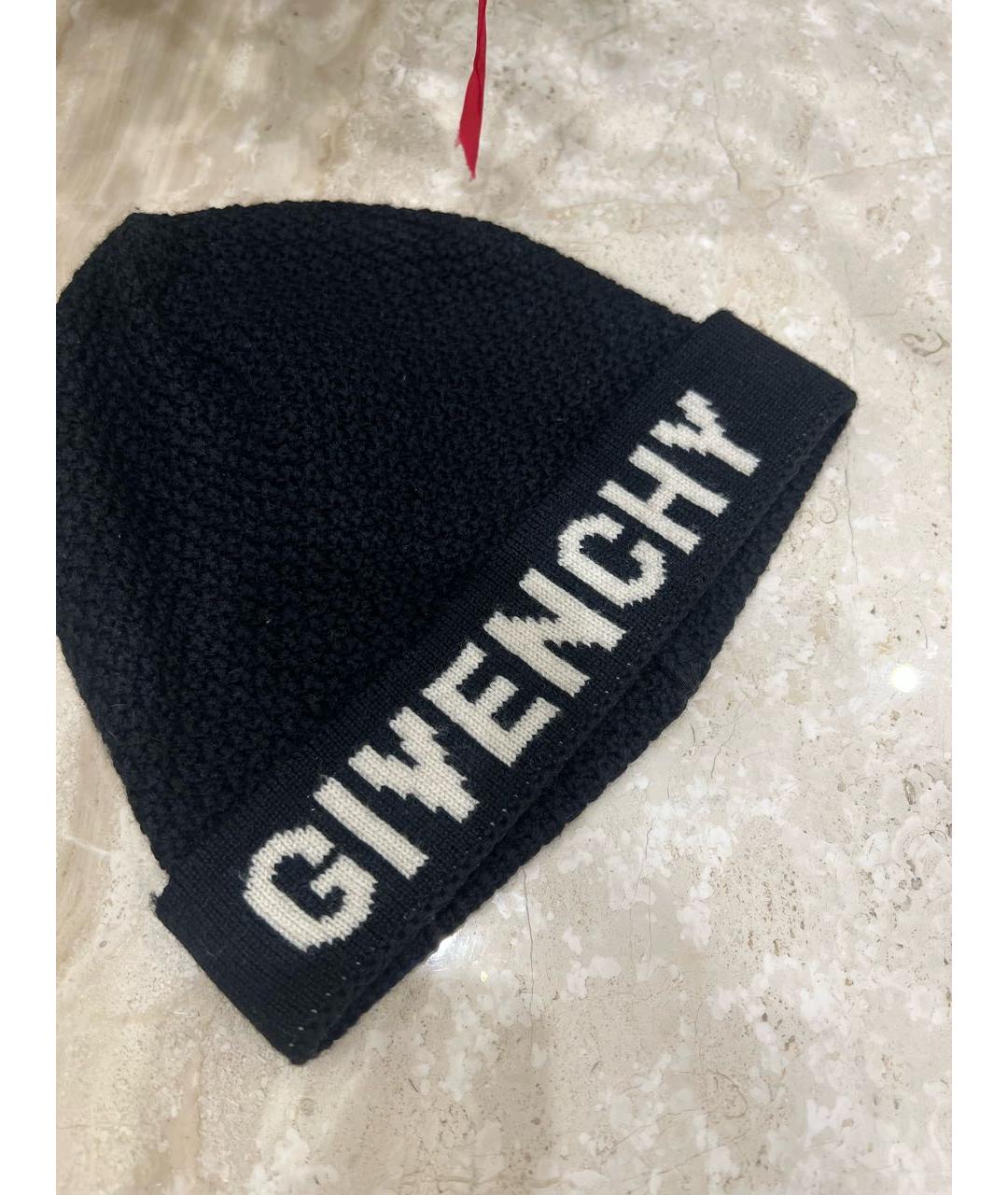 GIVENCHY Черная шерстяная шапка, фото 4